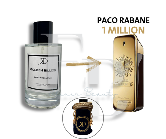 KD GOLDEN BILLION Extrait de Parfum 50ml (ESSENCE ONE MILLION)