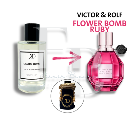 KD DESIRE BOMB Extrait de Parfum 50ml (ESSENCE FLOWER BOMB RUBY)