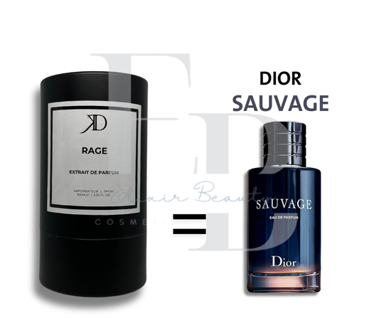 KD RAGE Extrait de Parfum 100ml (ESSENCE SAUVAGE)