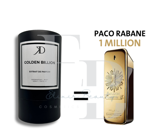 KD Golden BILLION Extrait de Parfum 100ml (Essence ONE MILLION)