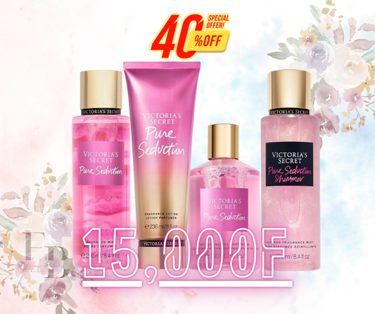 Quadro Pure seduction 2xBrumes+Crème+Gel Douche