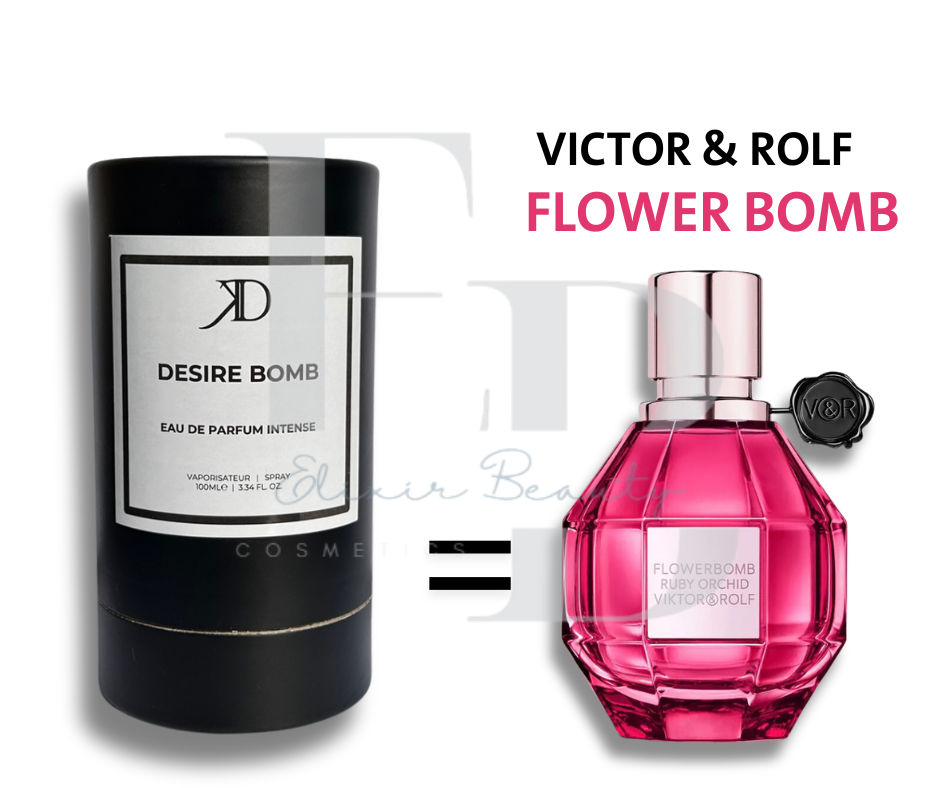 KD DESIRE BOMB Extrait de Parfum 100ml (ESSENCE FLOWERBOMB RUBY)