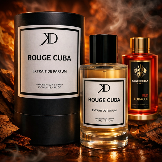 KD ROUGE CUBA Extrait de Parfum 100ml (ESSENCE Mancera RED TOBACCO)