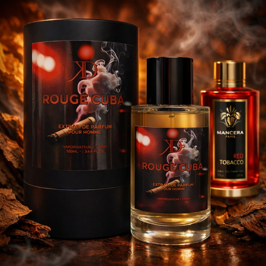 KD ROUGE CUBA Extrait de Parfum 100ml (ESSENCE Mancera RED TOBACCO)