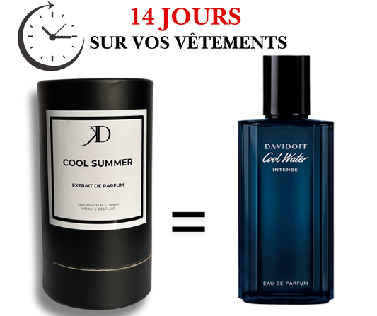 KD COOLD SUMMER Extrait de Parfum 100ml (ESSENCE Cool Water)