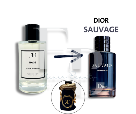 KD RAGE Extrait de Parfum 50ml (ESSENCE DIOR SAUVAGE)
