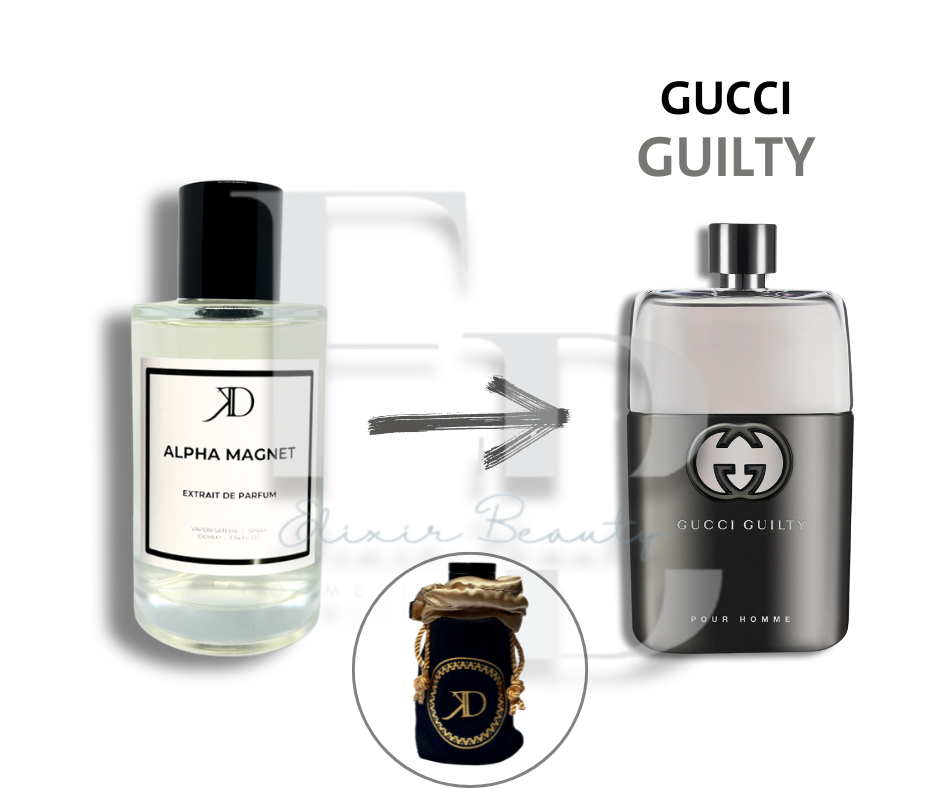 KD ALPHA MAGNET Extrait de Parfum 50ml (ESSENCE GUCCI GUILTY)