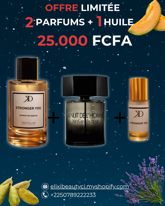 KD Stronger You+ Nuit de l'Homme + Huile Stronger You