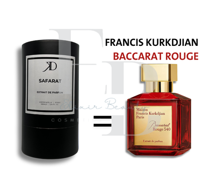 KD SAFARAT Extrait de Parfum 100ml (ESSENCE BACCARAT ROUGE)