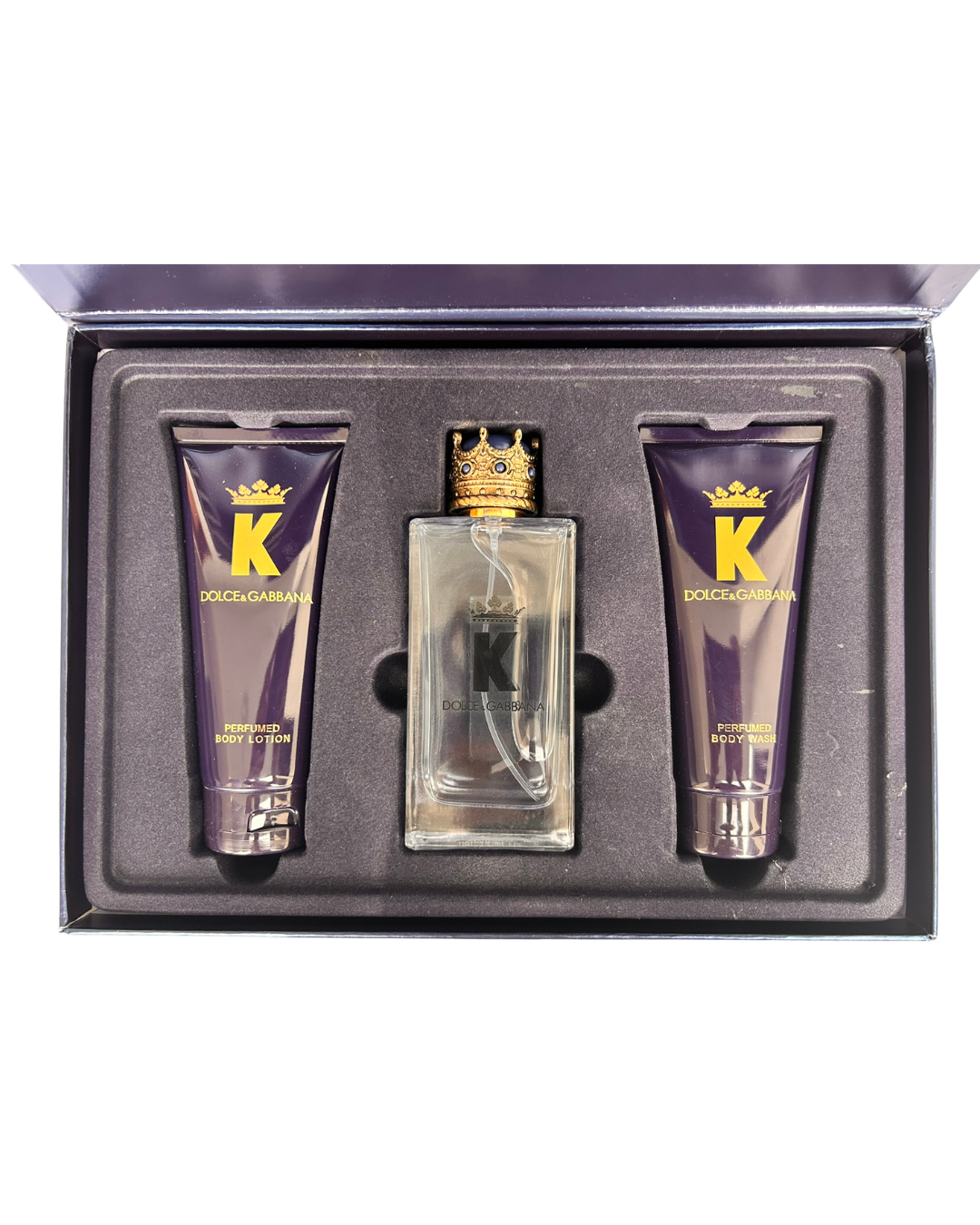 Coffret DOLCE & GABBANA K EDT 100ml + Gel Douche 100ml + Lotion corporelle 100ml