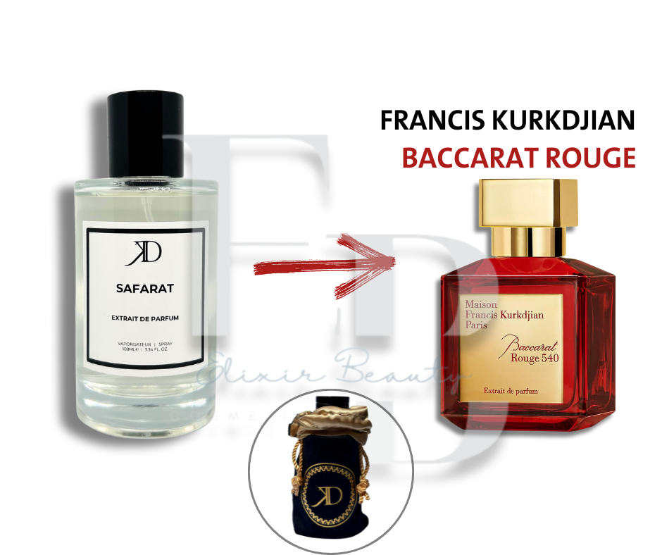 KD SAFARAT Extrait de Parfum 50ml (ESSENCE BACCARAT ROUGE)