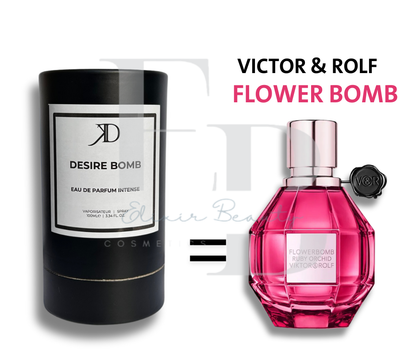 KD DESIRE BOMB Extrait de Parfum 100ml (ESSENCE FLOWERBOMB RUBY)