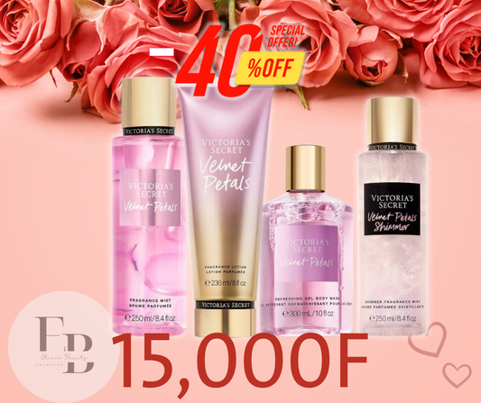 Quadro Velvet Petals 2xBrumes+Crème+Gel Douche