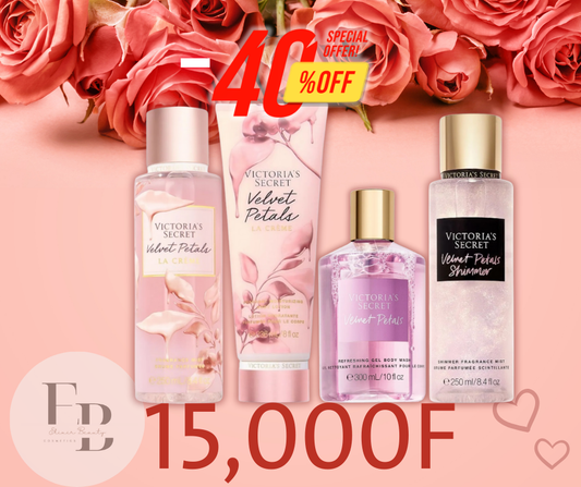 Quadro Velvet Petals La Crème 2xBrumes+Crème+Gel Douche