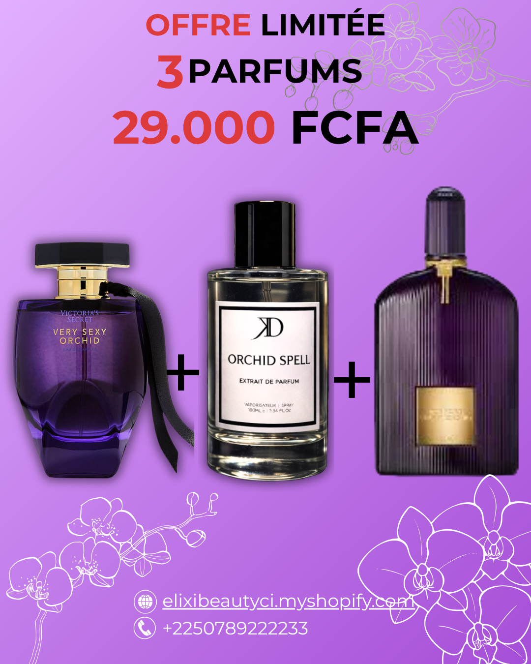 KD Orchid Spell + Velvet Orchid + Very seyx Orchid