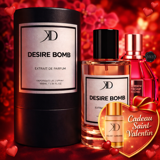 KD DESIRE BOMB Extrait de Parfum 100ml (ESSENCE FLOWERBOMB RUBY)