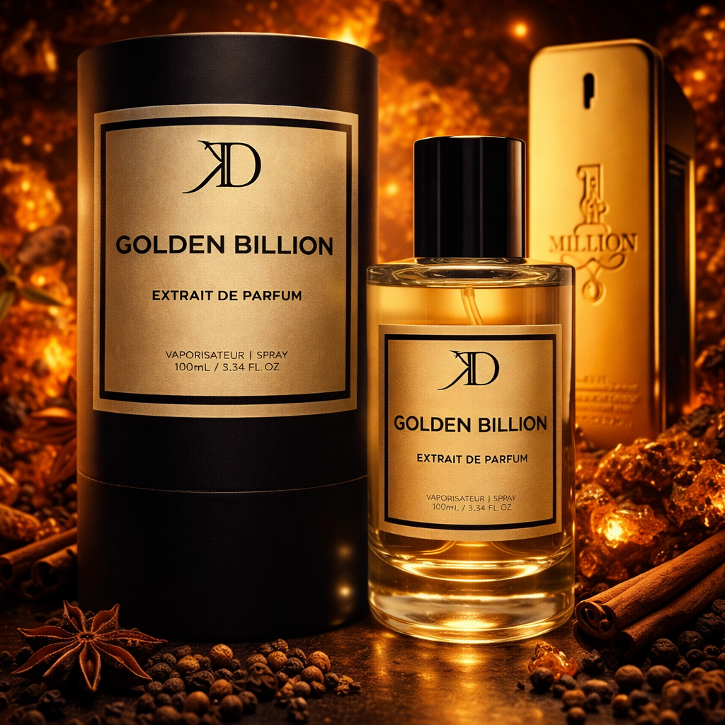 KD Golden BILLION Extrait de Parfum 100ml (Essence ONE MILLION)