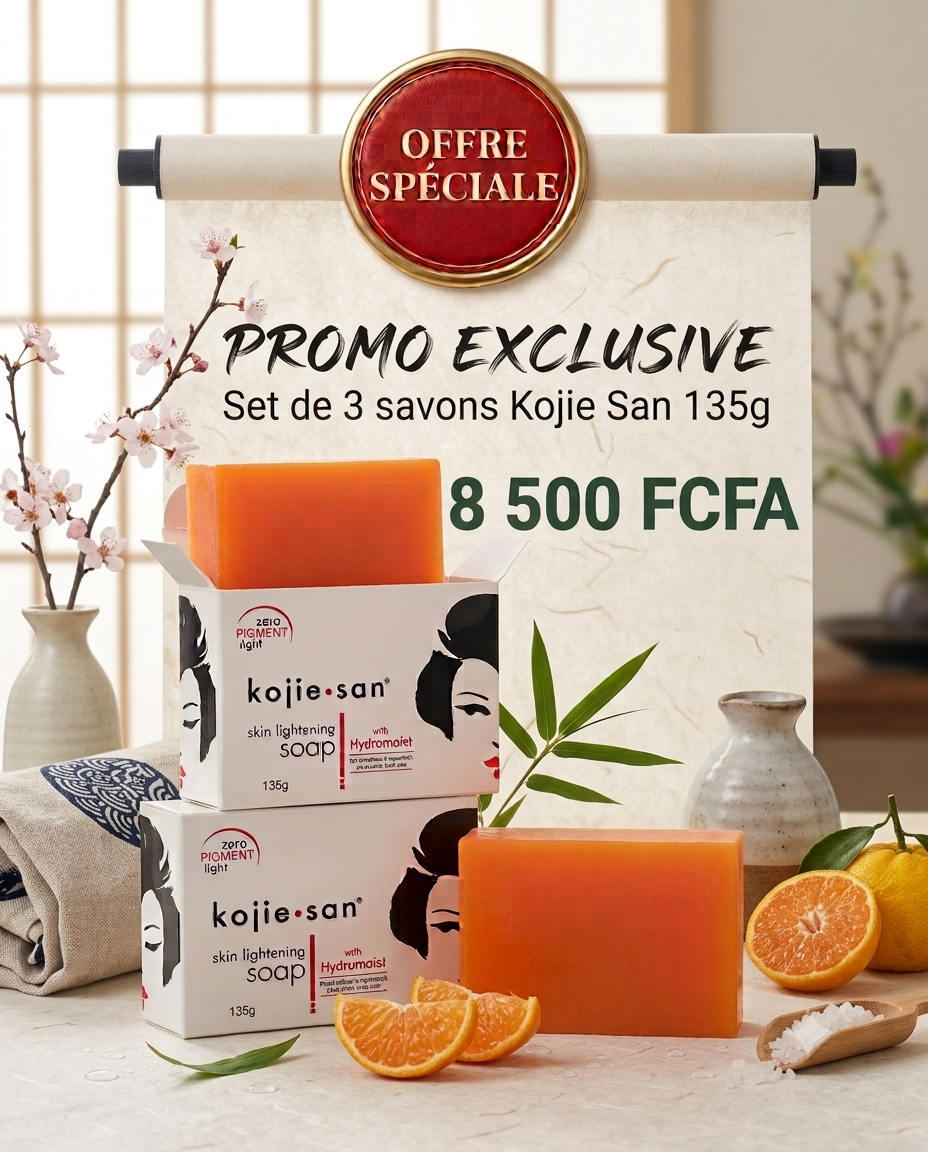 Lot de 3 Savons Kojie San 135g