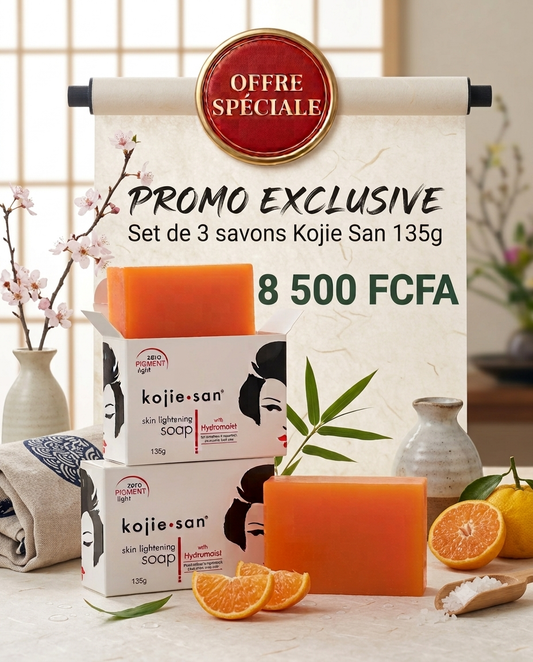 Lot de 3 Savons Kojie San 135g