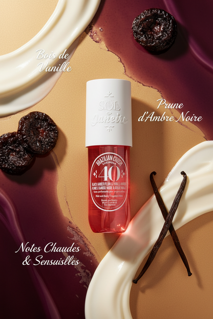 Sol De Janeiro CHEIROSA 40 PLUMES D’AMBRE NOIRE & BOIS DE VANILLE
