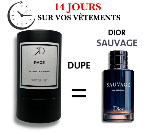 KD RAGE Extrait de Parfum 100ml (ESSENCE SAUVAGE)