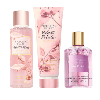 Trio Velvet Petals La Crème -