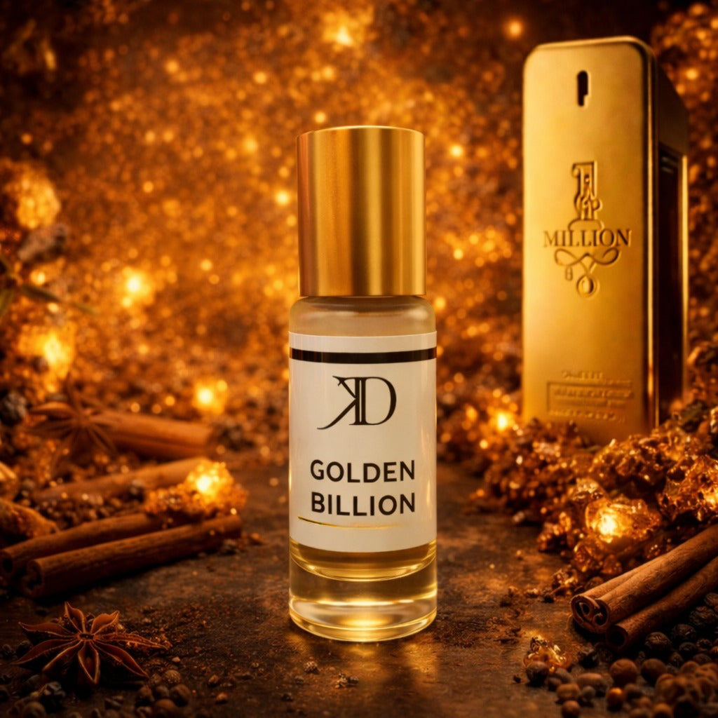 KD GOLDEN BILLION 100% HUILE ROLL ON 5ML (ESSENCE ONE MILLION)
