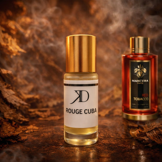 KD ROUGE CUBA 100% HUILE ROLL ON 5ML (ESSENCE RED TOBACCO)