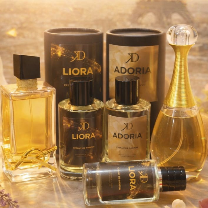 LIORA 100ml (Extrait LIBRE INTENSE)+ADORIA 100ml(Extrait J'ADORE)+ Extrait 50ml OFFERT