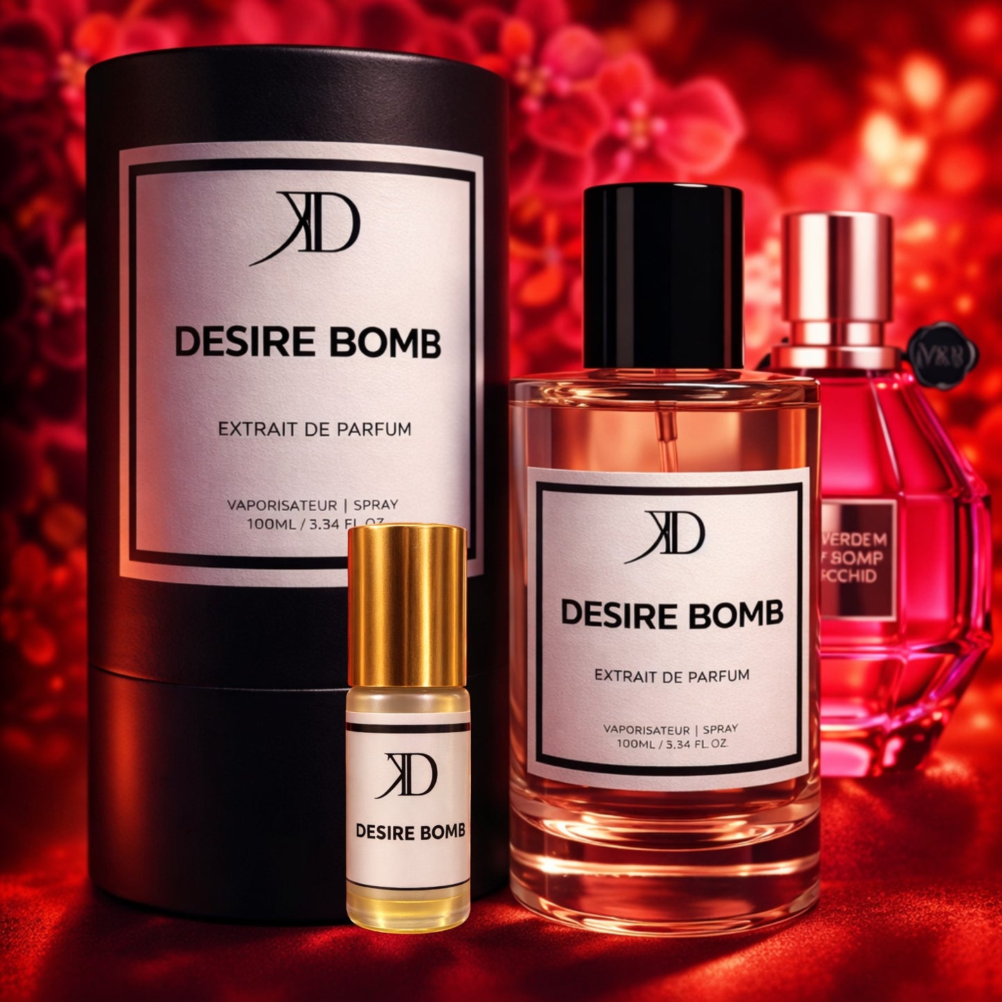 KD DESIRE BOMB (ESSENCE FLOWERBOMB RUBY)