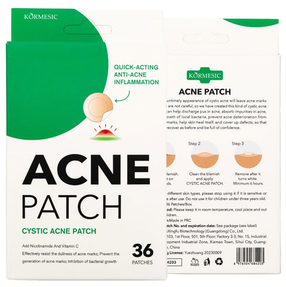 Kormesic 36 Patchs Anti-Acné Kystique